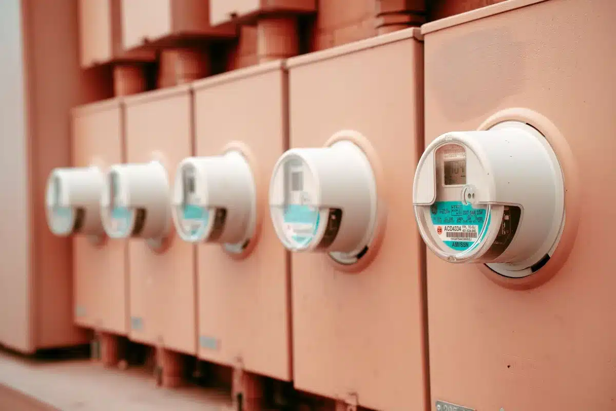Compteur électrique affichant la consommation en kilowattheures