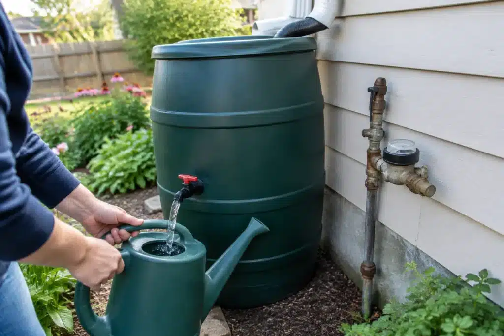 Qui prend en charge la taxe sur la collecte d'eau de pluie ?